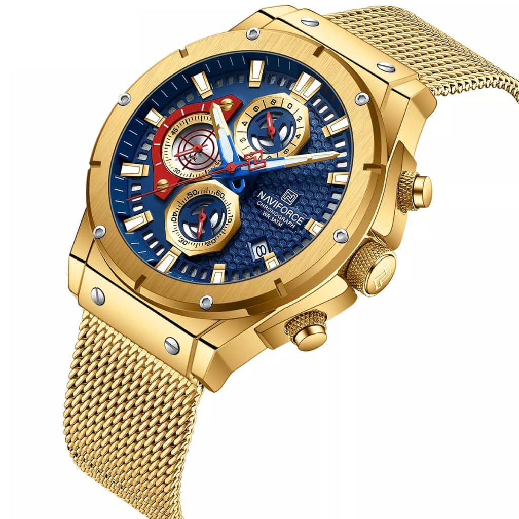 Naviforce Men's Watch NF8027S G BE | Watches Prime