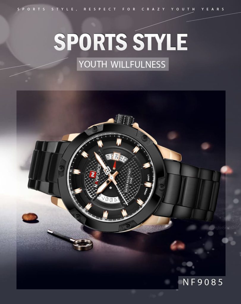 Naviforce Men's Watch NF9085 RG B | Watches Prime
