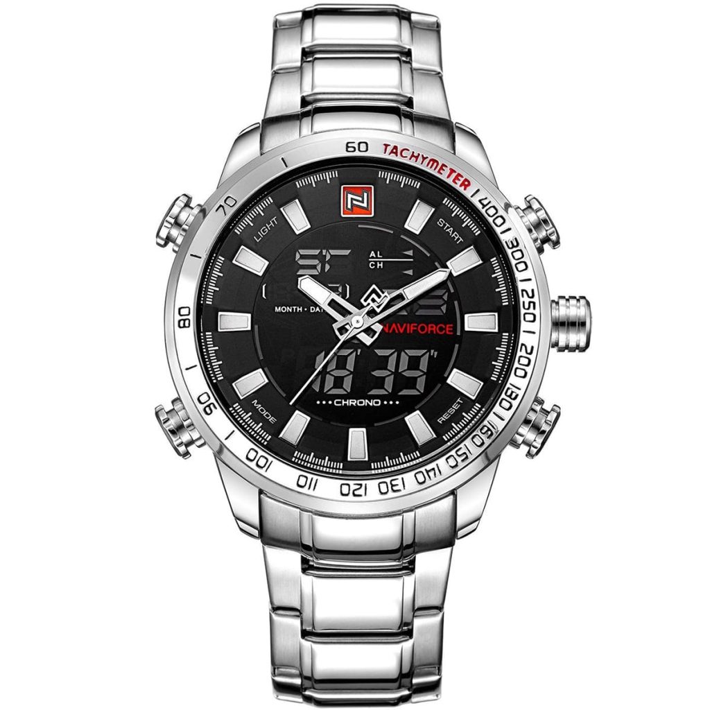 Naviforce Men's Watch NF9093 S B W | Watches Prime