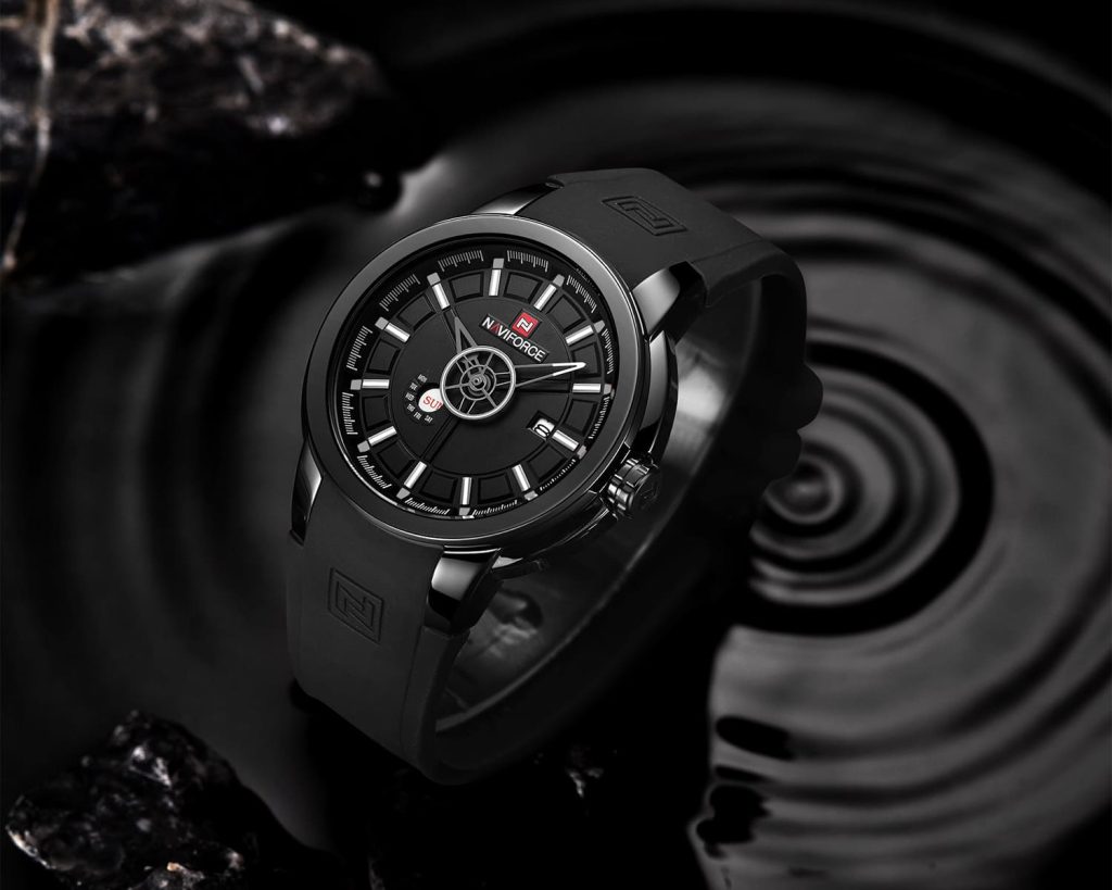 Naviforce Men's Watch NF9107 B B W | Watches Prime