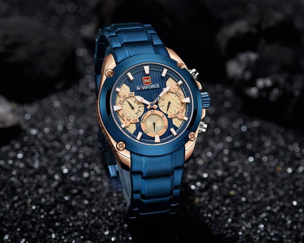 Naviforce Men's Watch NF9113 RG BE BE | Watches Prime