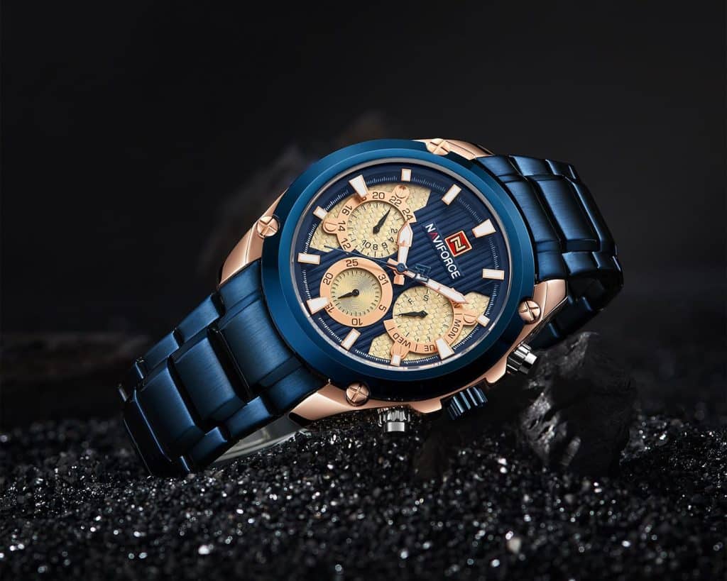 Naviforce Men's Watch NF9113 RG BE BE | Watches Prime