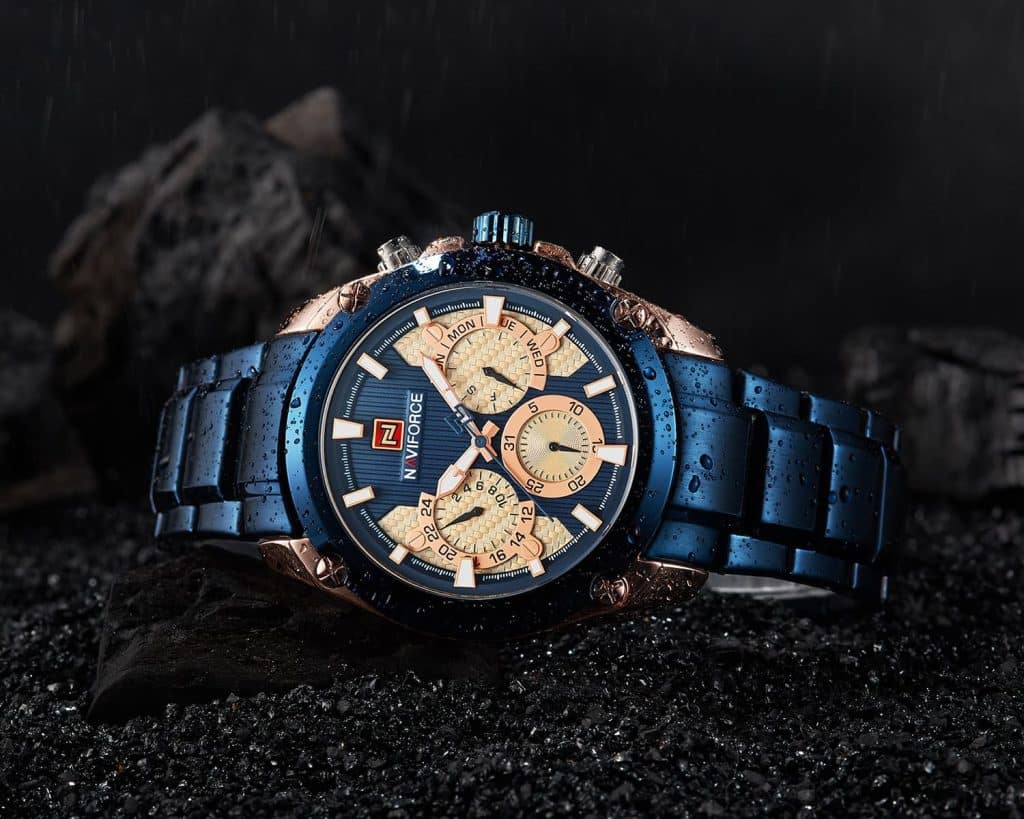 Naviforce Men's Watch NF9113 RG BE BE | Watches Prime