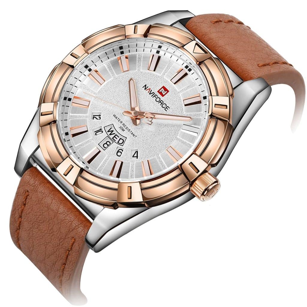 Naviforce Men's Watch NF9118 S RG BN | Watches Prime