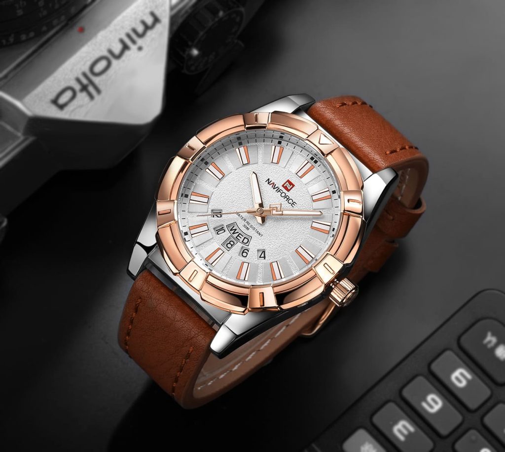 Naviforce Men's Watch NF9118 S RG BN | Watches Prime