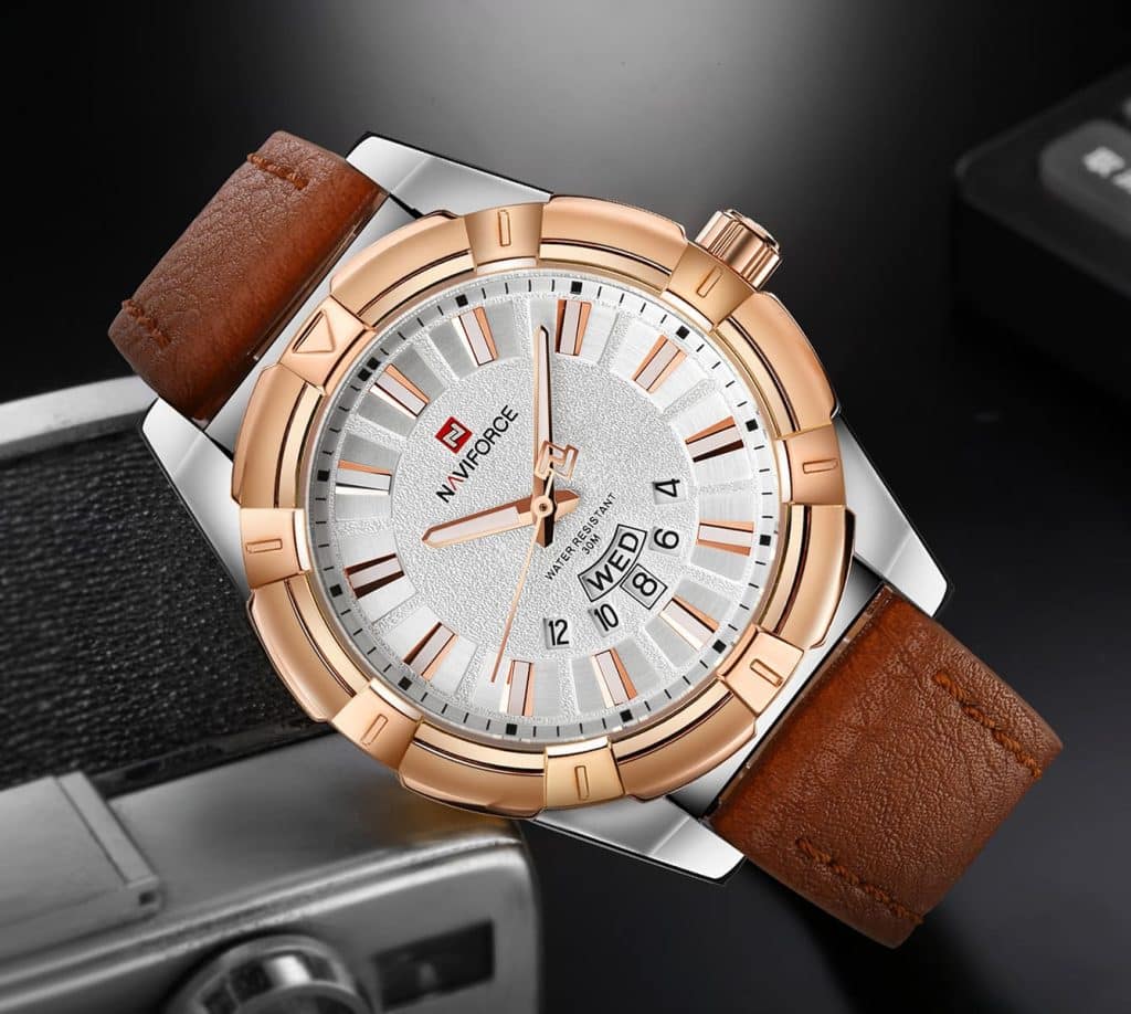 Naviforce Men's Watch NF9118 S RG BN | Watches Prime