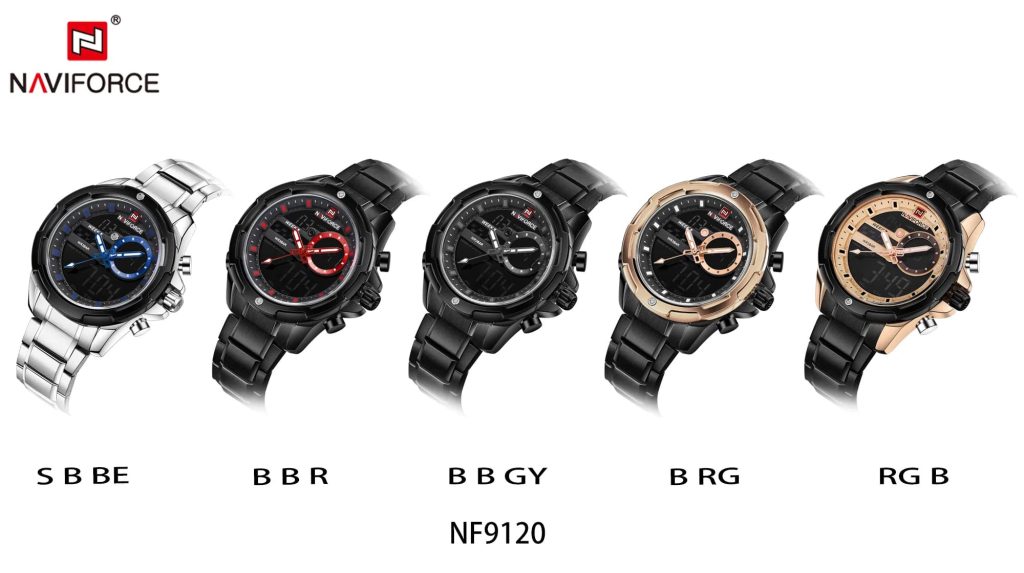 Naviforce Men's Watch NF9120 S B BE | Watches Prime