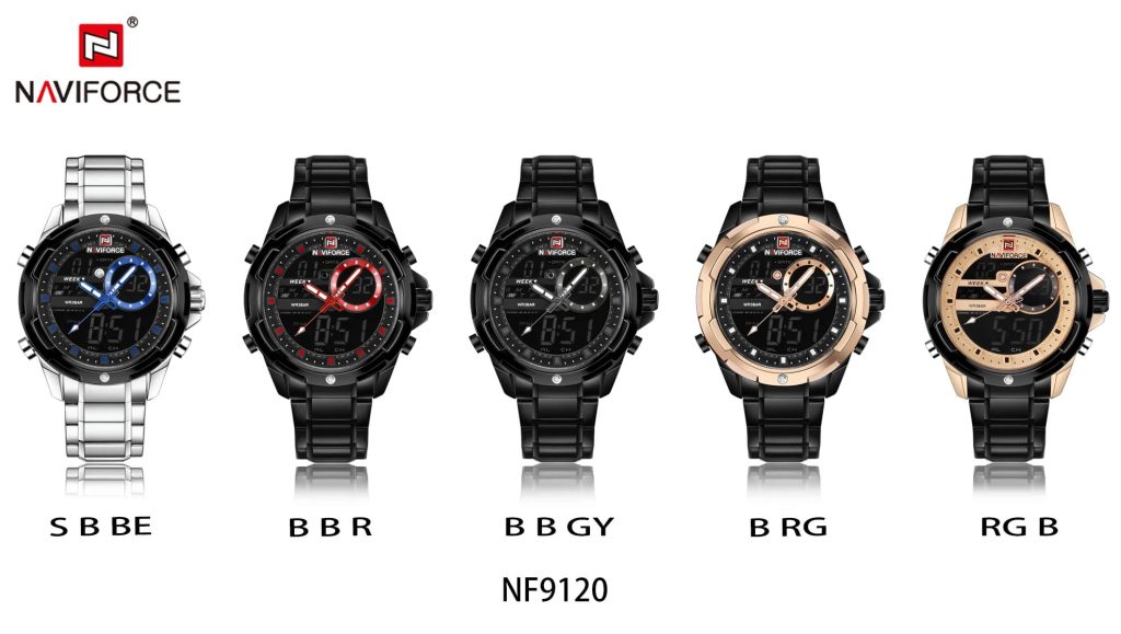 Naviforce Men's Watch NF9120 S B BE | Watches Prime
