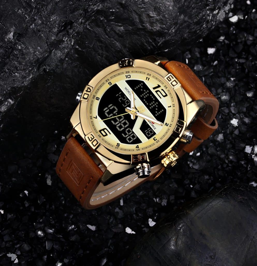 Naviforce Men's Watch NF9128 G W BN | Watches Prime