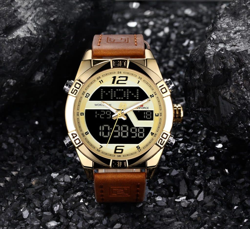 Naviforce Men's Watch NF9128 G W BN | Watches Prime
