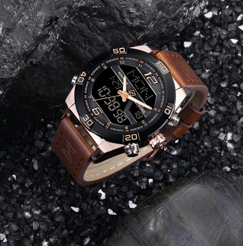 Naviforce Men's Watch NF9128 RG RG D BN | Watches Prime