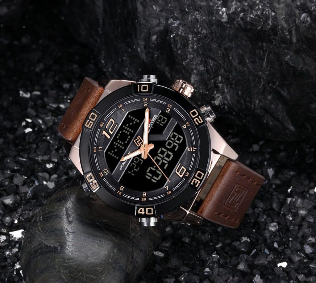 Naviforce Men's Watch NF9128 RG RG D BN | Watches Prime