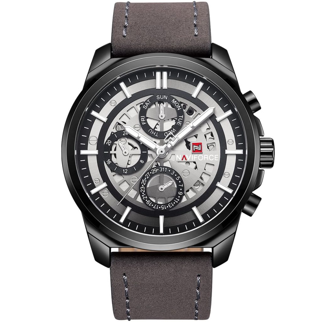 Naviforce Men's Watch NF9129 B W GY | Watches Prime
