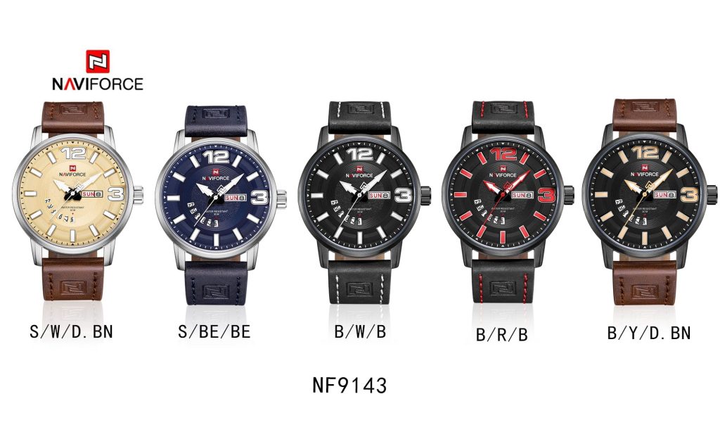 Naviforce Men's Watch NF9143 S W D BN | Watches Prime