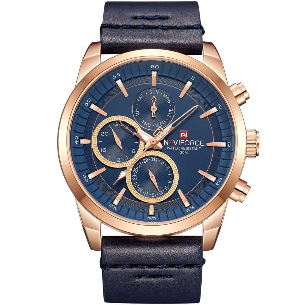 Naviforce Men's Watch NF9148 RG BE D BE | Watches Prime