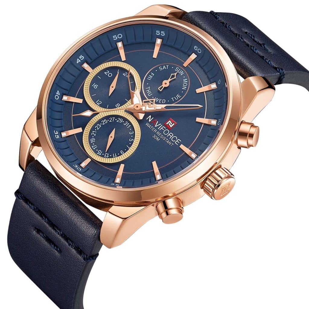 Naviforce Men's Watch NF9148 RG BE D BE | Watches Prime