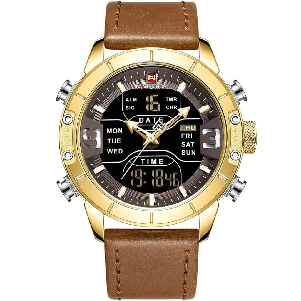 Naviforce Men's Watch NF9153L G B L BN | Watches Prime