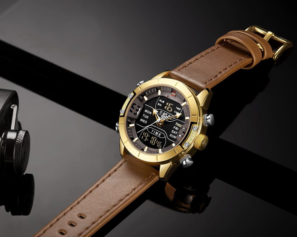Naviforce Men's Watch NF9153L G B L BN | Watches Prime