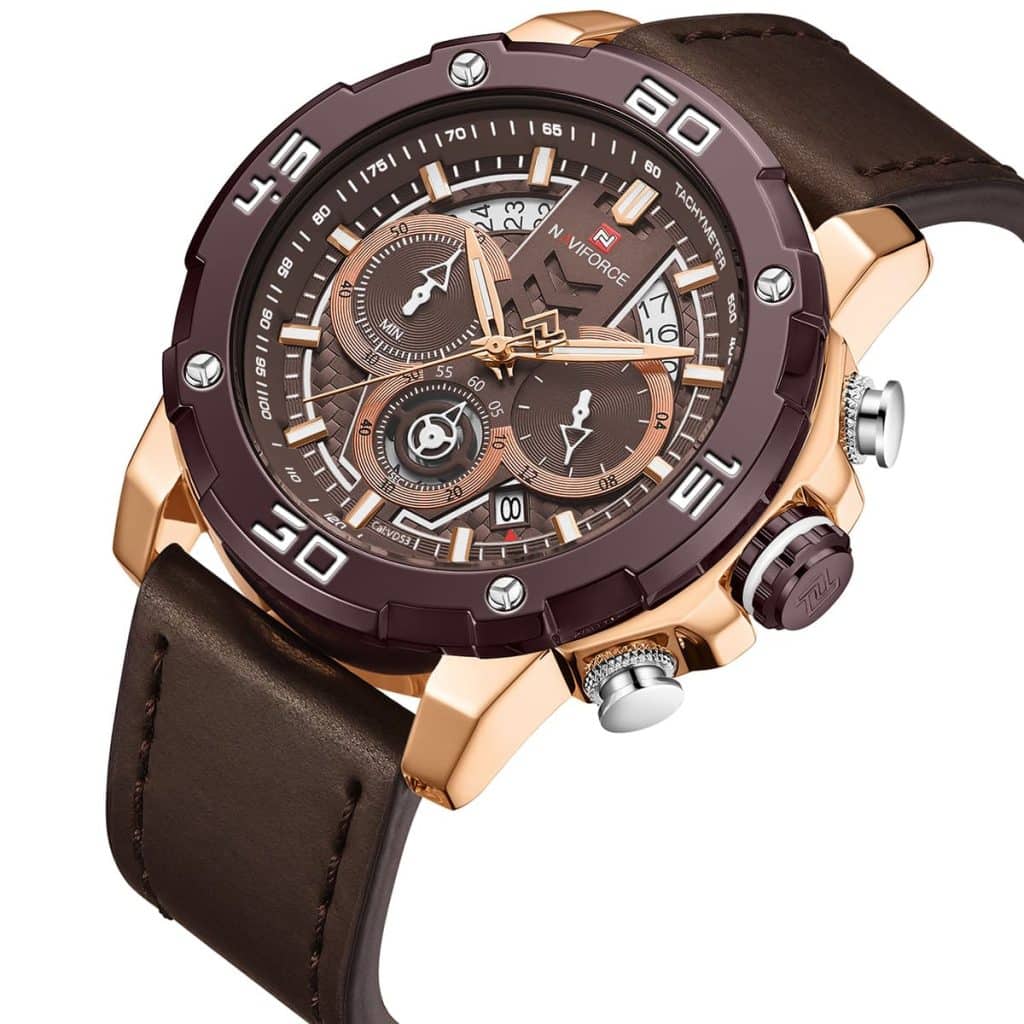 Naviforce Men's Watch NF9175 RG CE D BN | Watches Prime