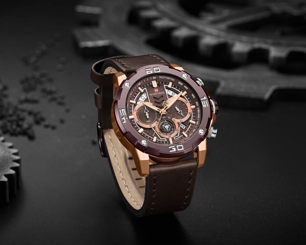 Naviforce Men's Watch NF9175 RG CE D BN | Watches Prime