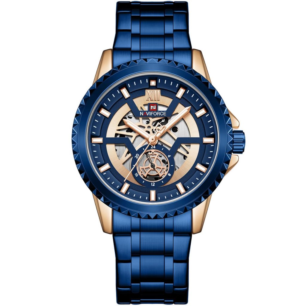 Naviforce Men's Watch NF9186 RG BE | Watches Prime