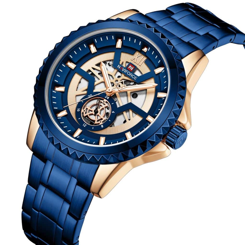 Naviforce Men's Watch NF9186 RG BE | Watches Prime