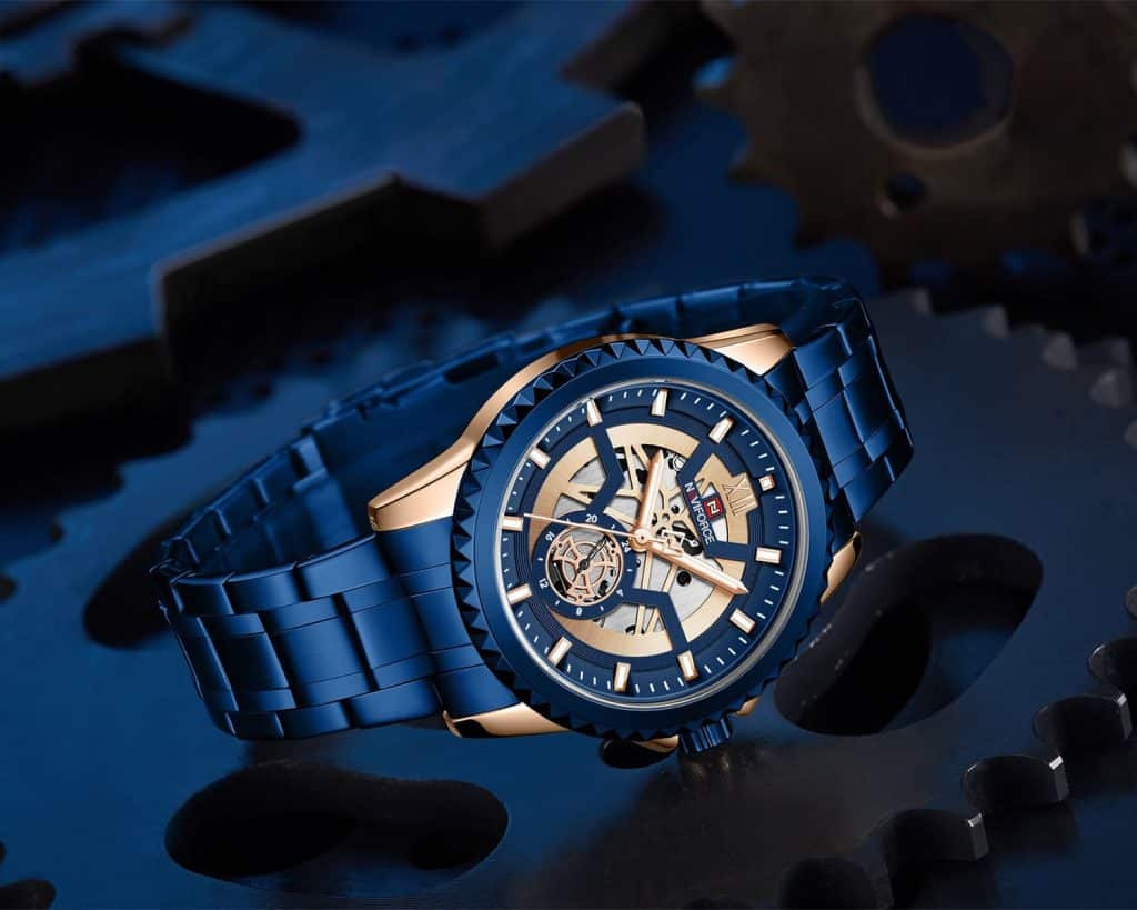 Naviforce Men's Watch NF9186 RG BE | Watches Prime