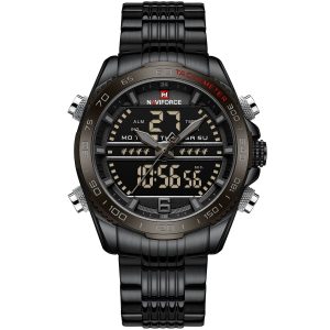 ساعة يد نافي فورس رجالية NF9195S G G G | واتشز برايم