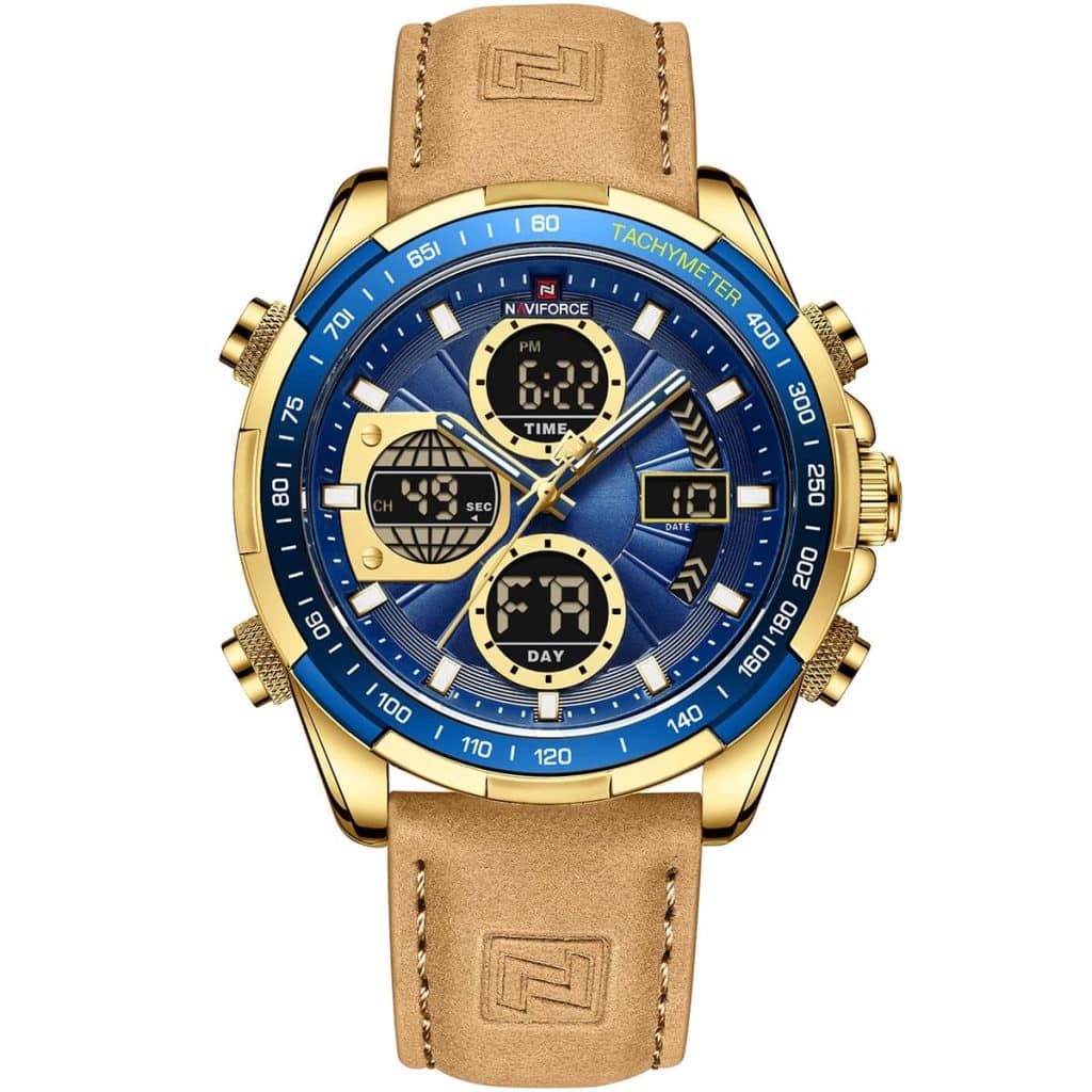 Naviforce Men's Watch NF9197L G BE Y BN | Watches Prime