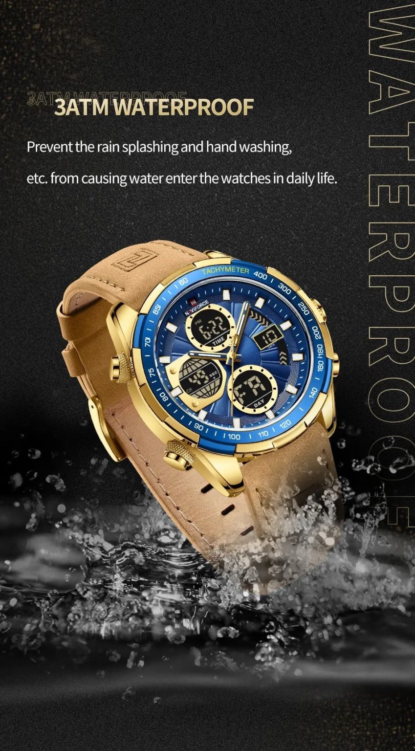 Naviforce Men's Watch NF9197L G BE Y BN | Watches Prime