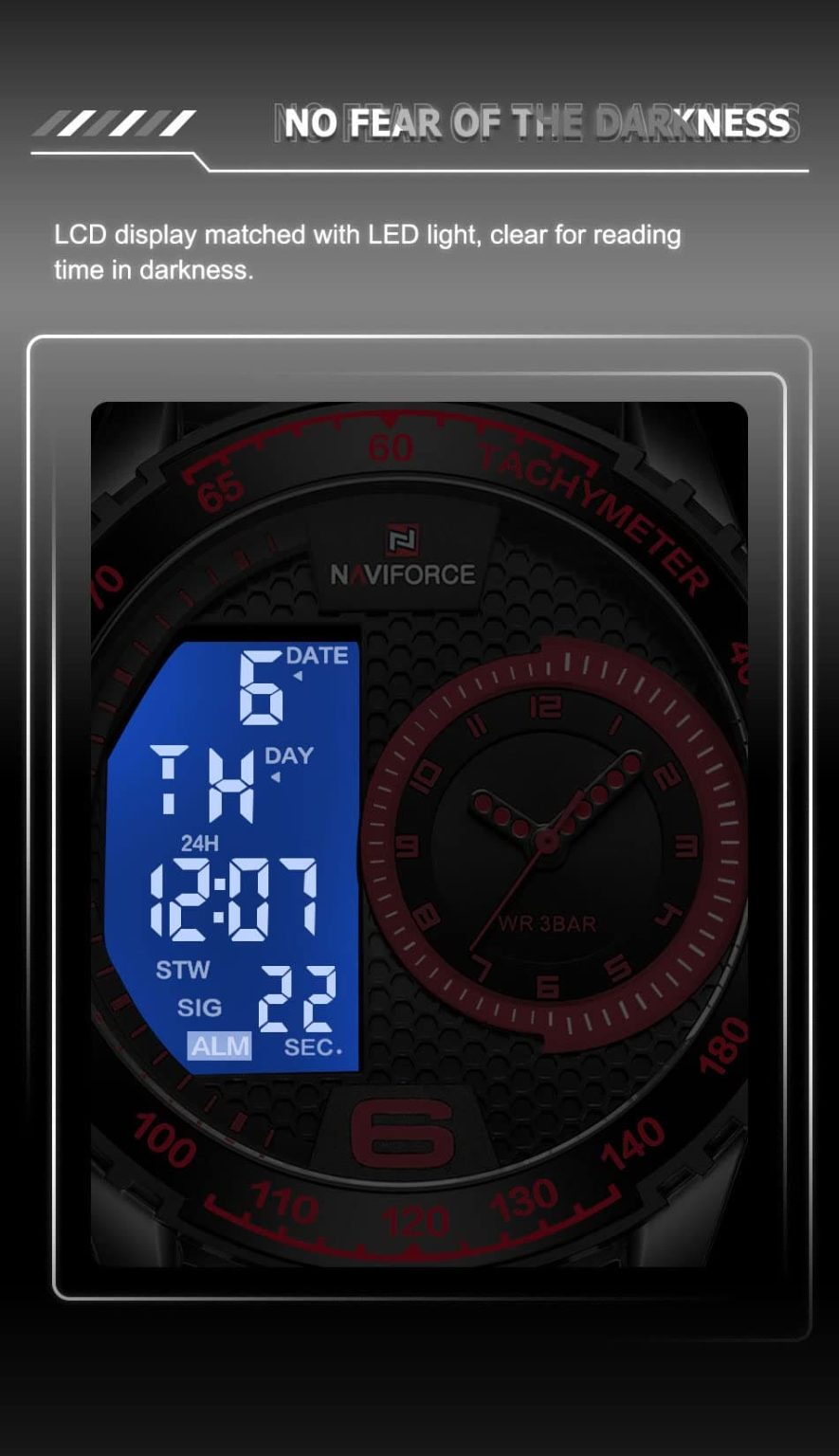 Naviforce Men's Watch NF9199T B R B | Watches Prime