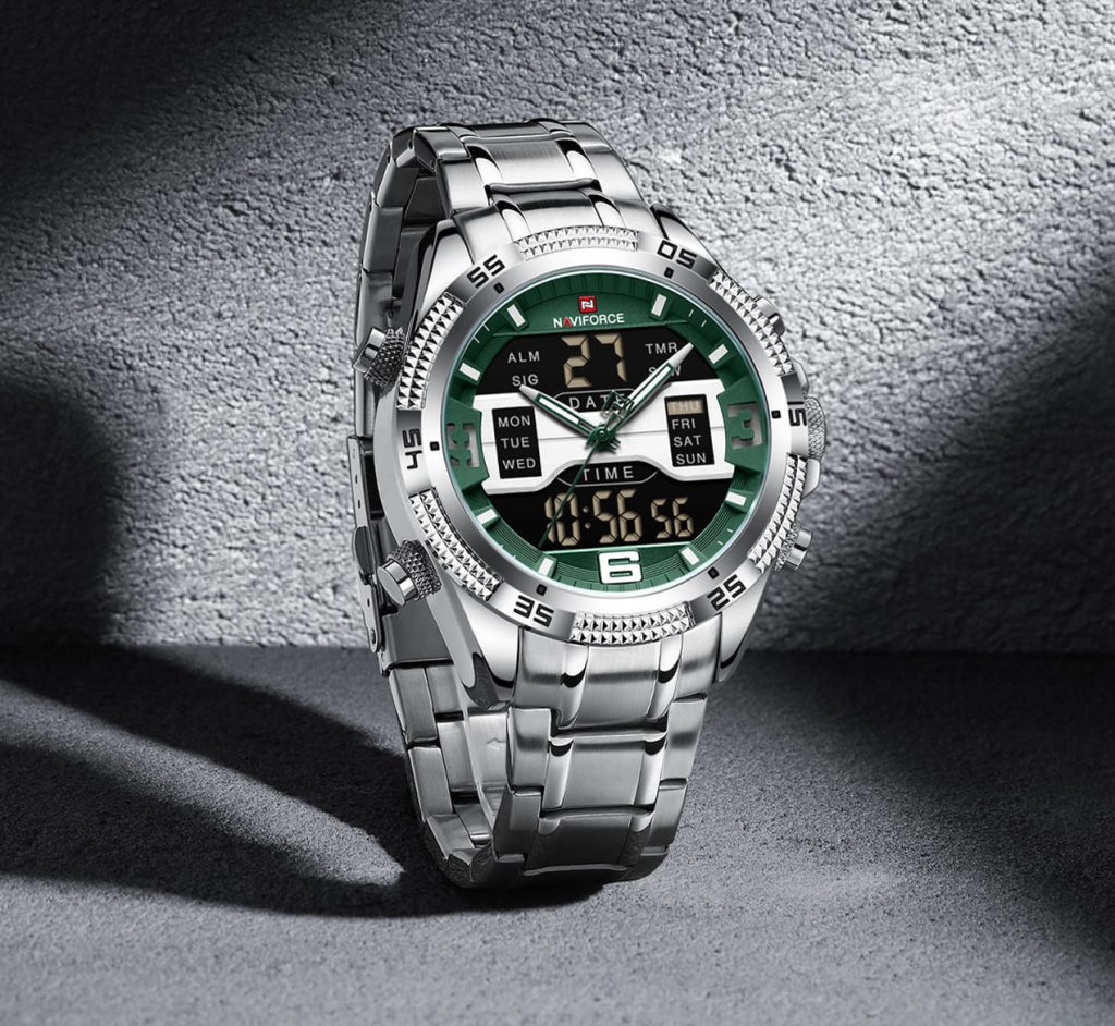 Naviforce Men's Watch NF9201 S GN | Watches Prime
