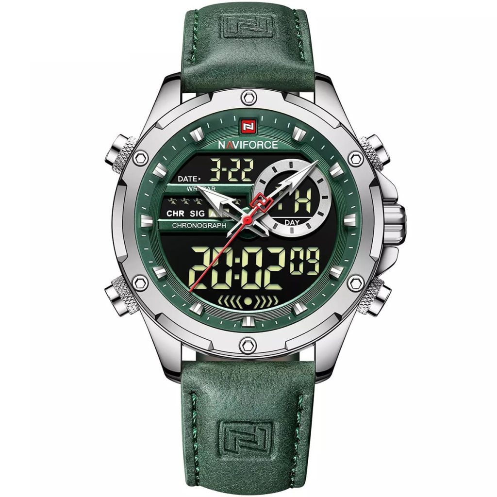Naviforce Men's Watch NF9208 S GN GN | Watches Prime