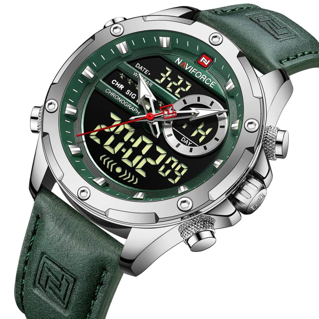 Naviforce Men's Watch NF9208 S GN GN | Watches Prime