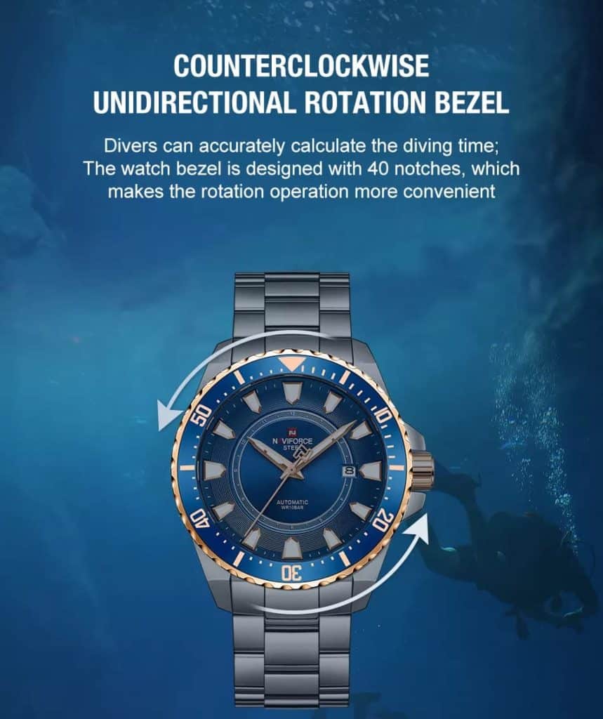Naviforce Men's Watch NFS1004 S RG BE | Watches Prime