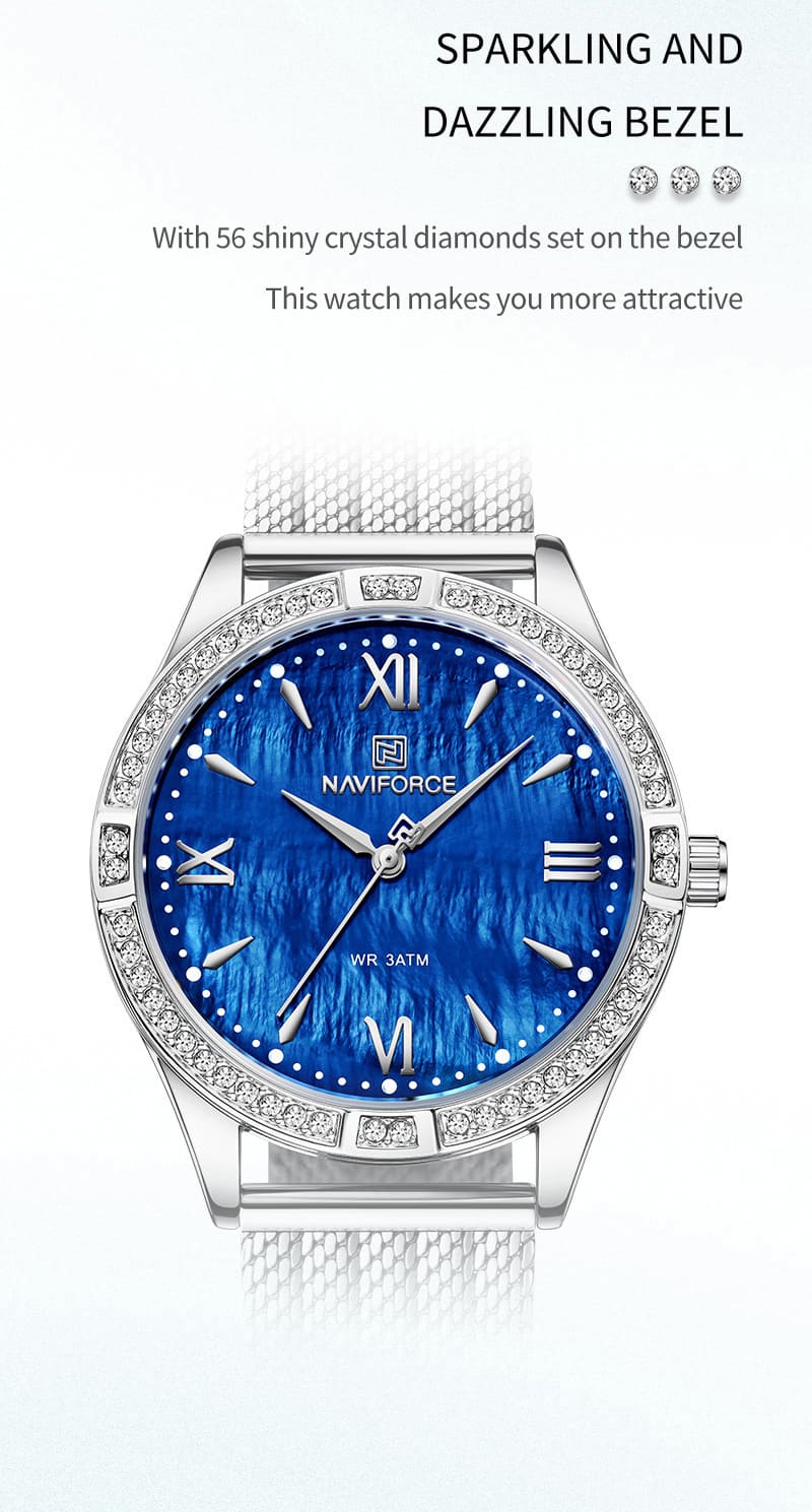 Naviforce Women's Watch NF5028 S D BE | Watches Prime