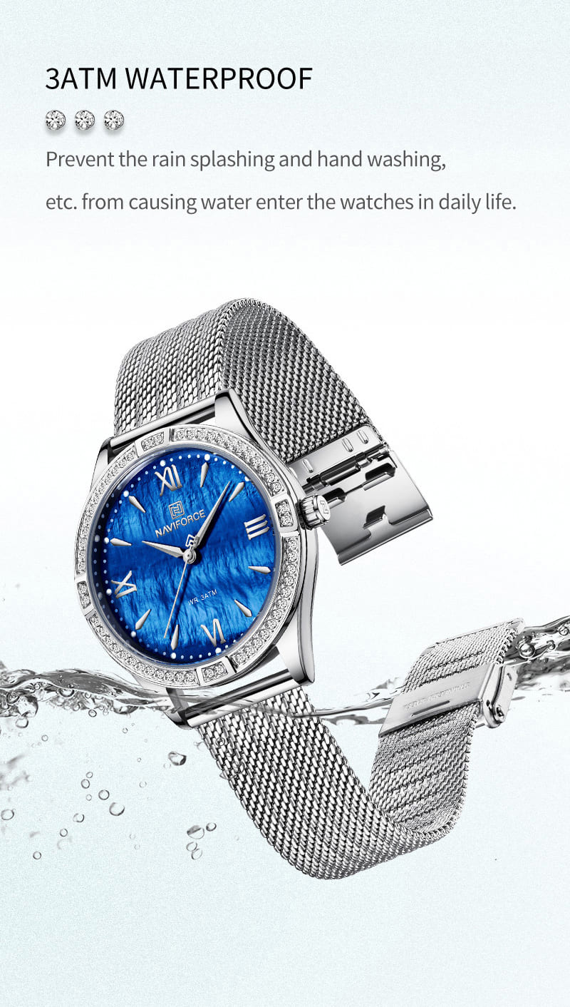 Naviforce Women's Watch NF5028 S D BE | Watches Prime