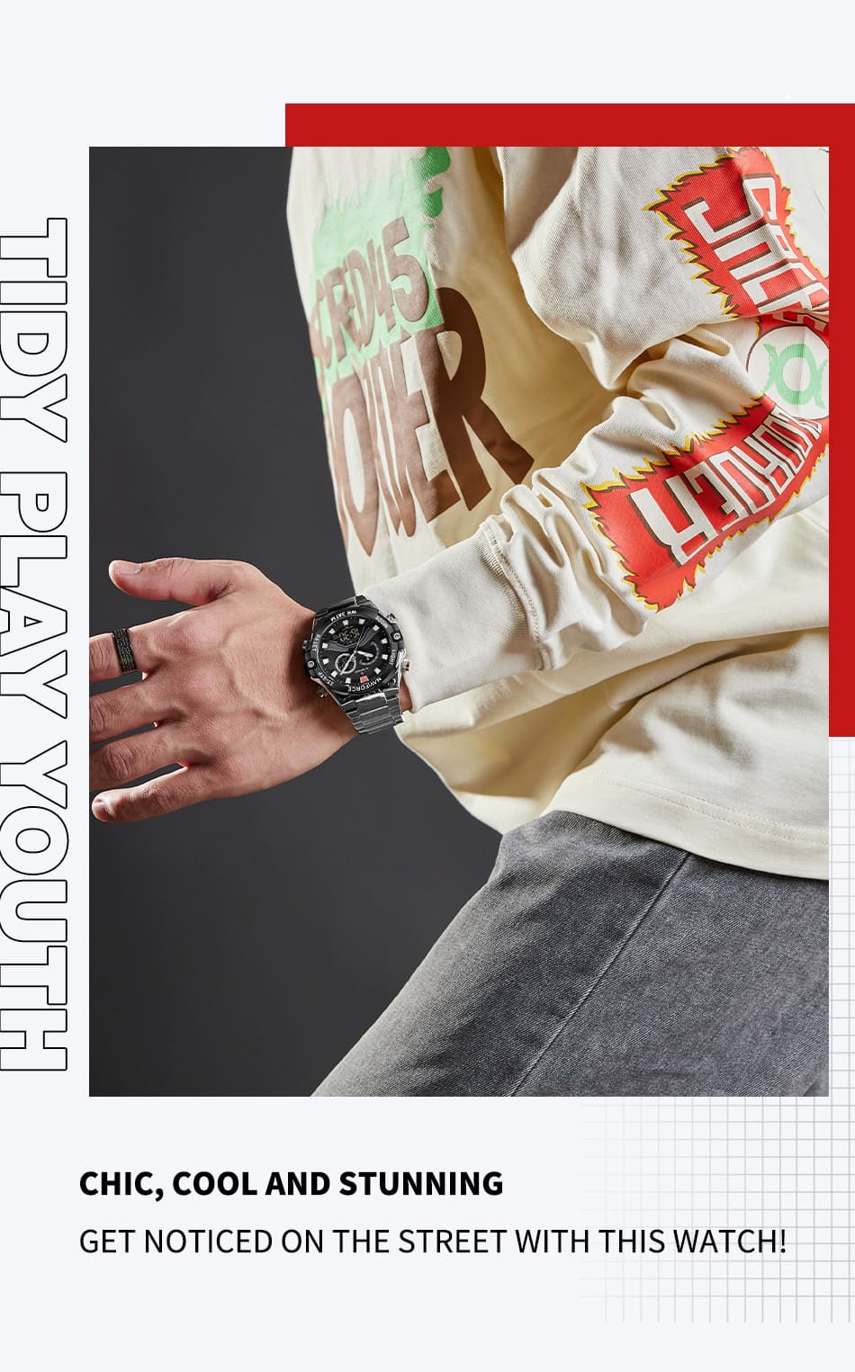 Naviforce Men's Watch NF9207 S B B | Watches Prime