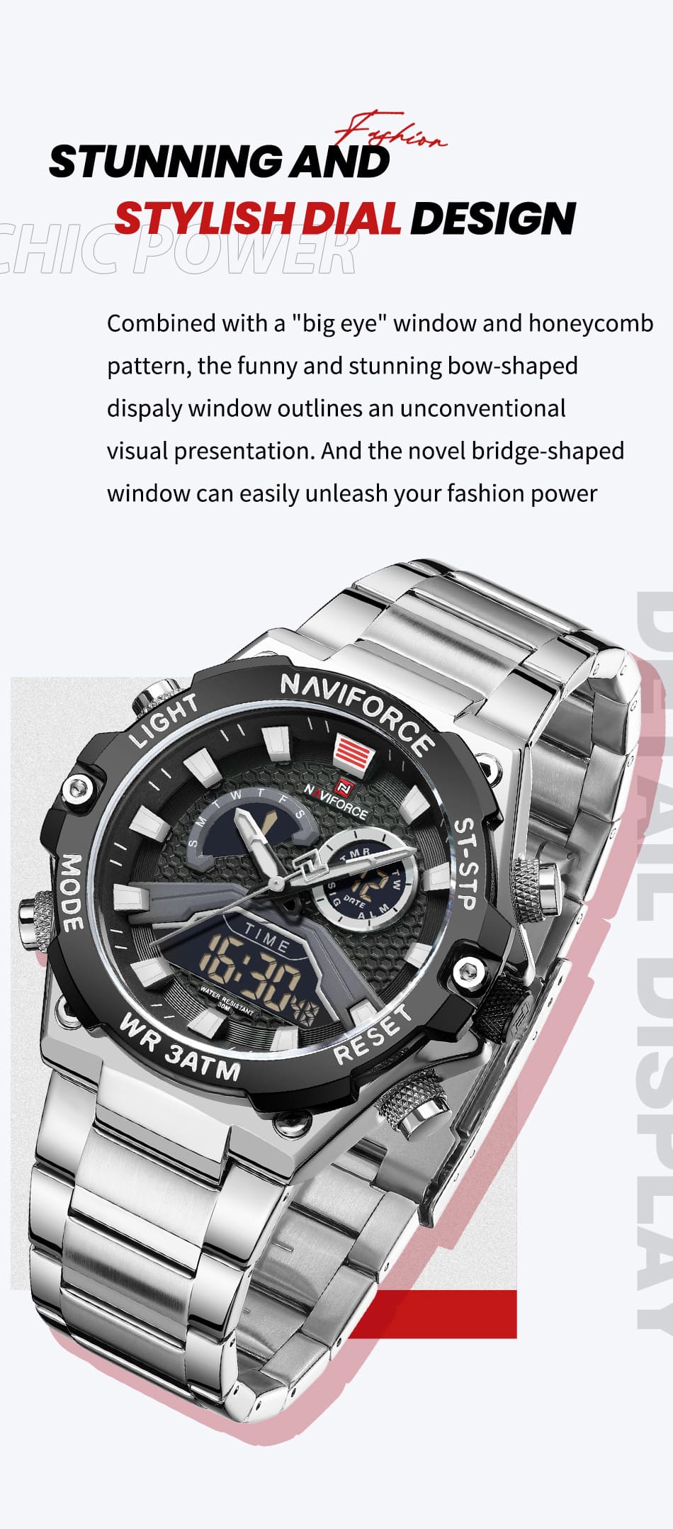 Naviforce Men's Watch NF9207 S B B | Watches Prime