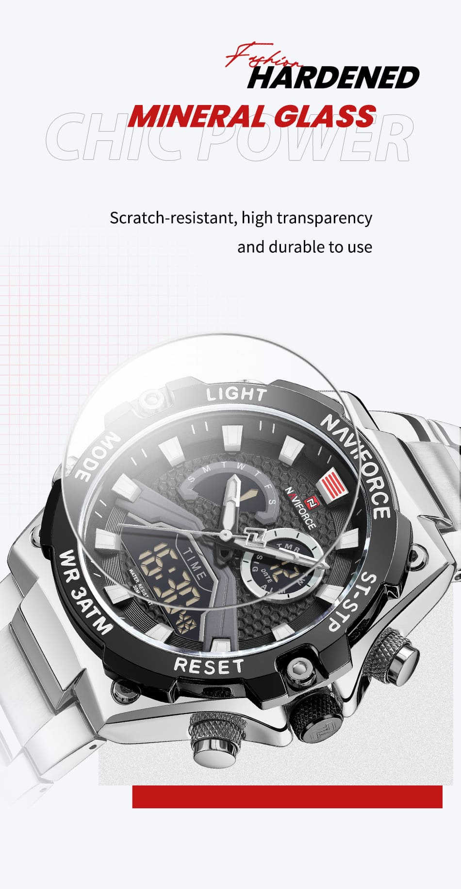 Naviforce Men's Watch NF9207 S B B | Watches Prime