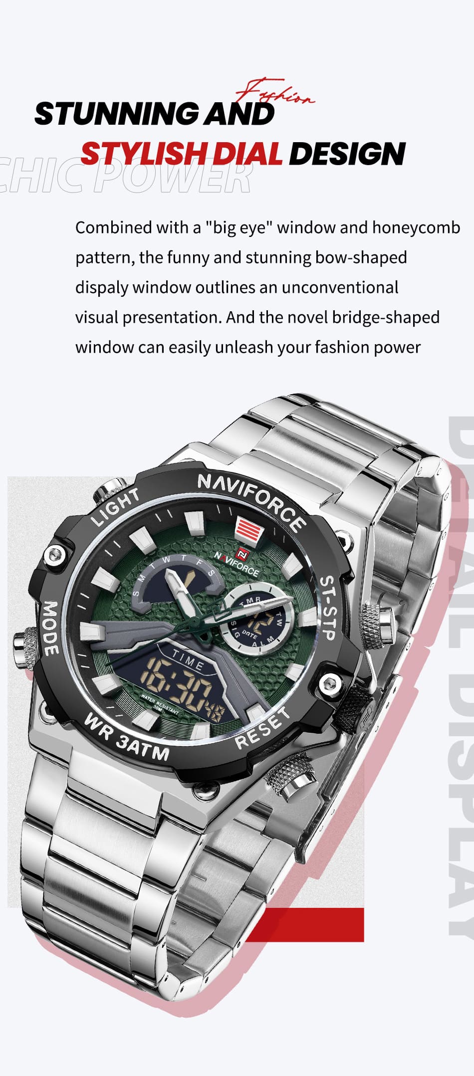 Naviforce Men's Watch NF9207 S B GN | Watches Prime