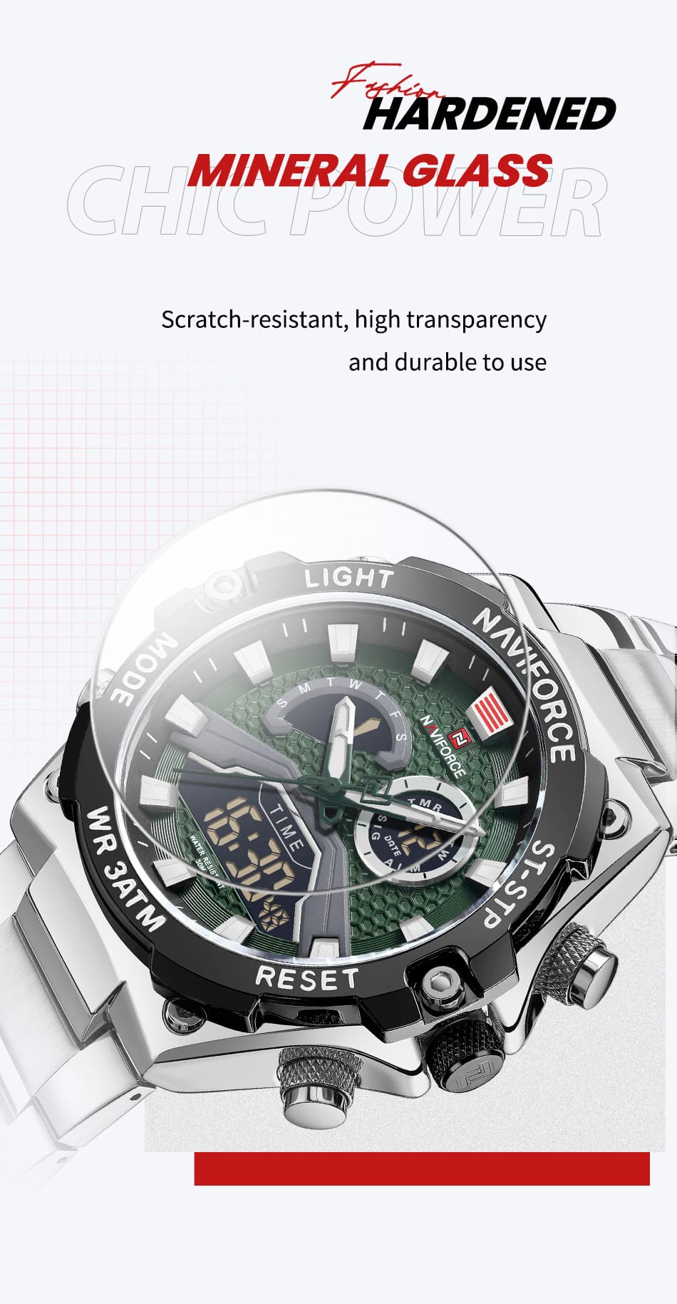 Naviforce Men's Watch NF9207 S B GN | Watches Prime