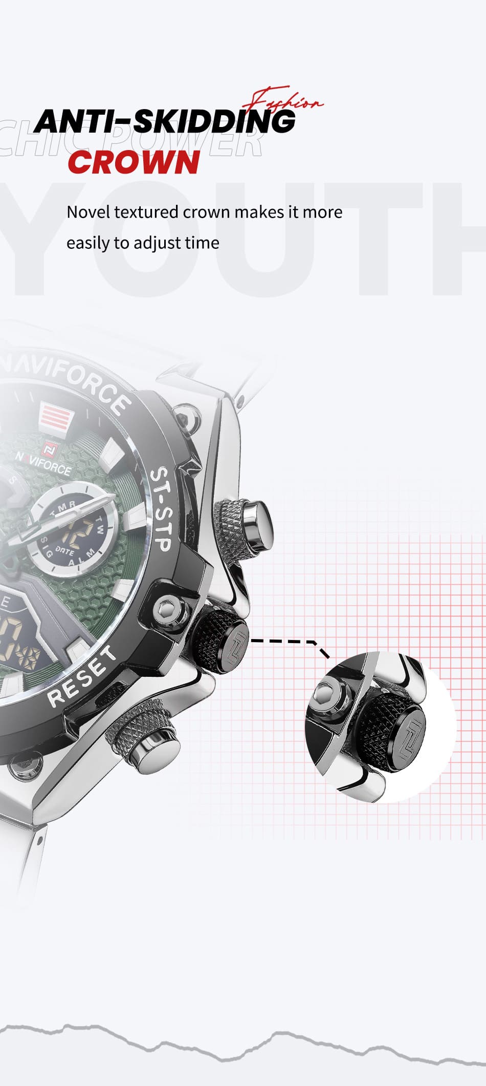 Naviforce Men's Watch NF9207 S B GN | Watches Prime