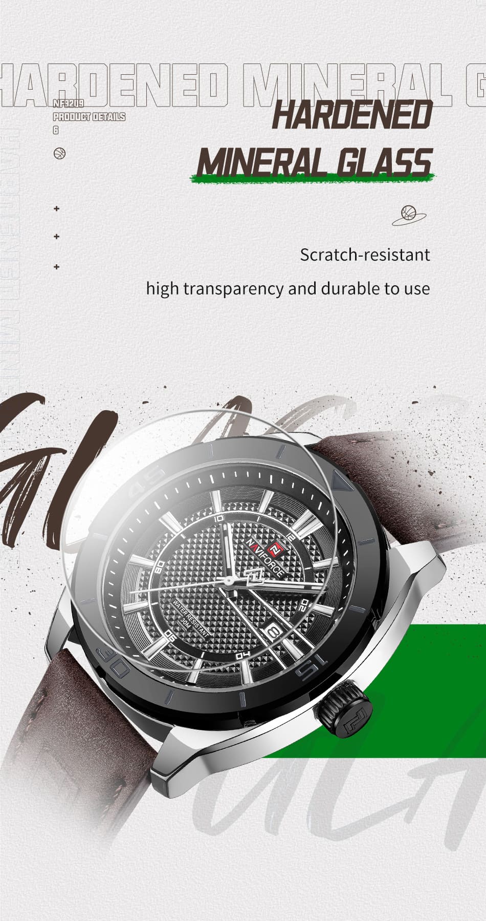 Naviforce Men's Watch NF9209 S B D BN | Watches Prime