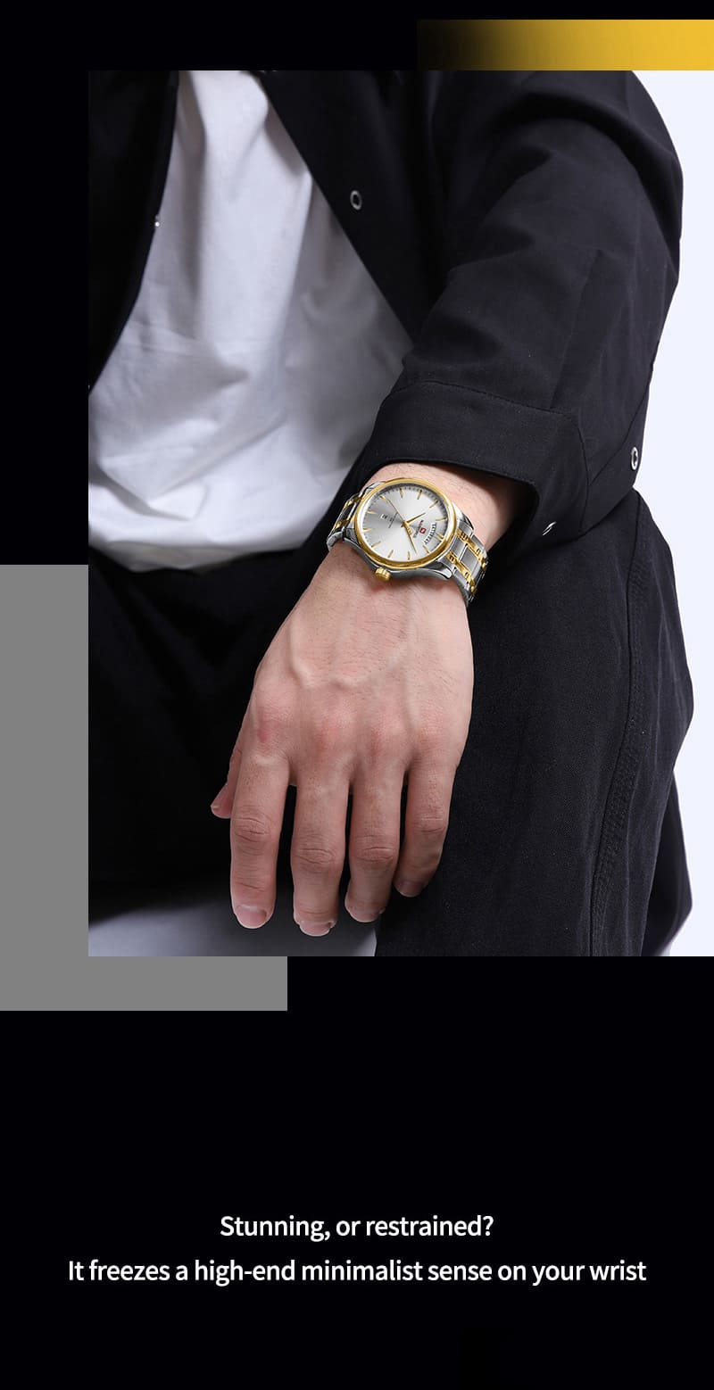 Naviforce Men's Watch NF9213 G W | Watches Prime