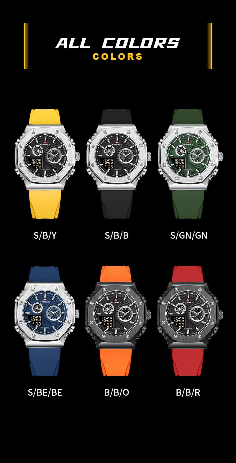 Naviforce Men's Watch NF9216T S BE BE | Watches Prime