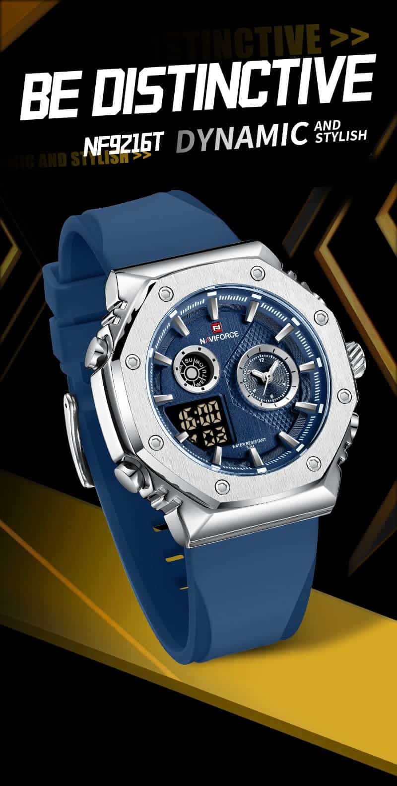 Naviforce Men's Watch NF9216T S BE BE | Watches Prime