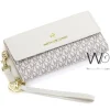 Michael Kors MK Wallet Leather Beige women | Watches Prime
