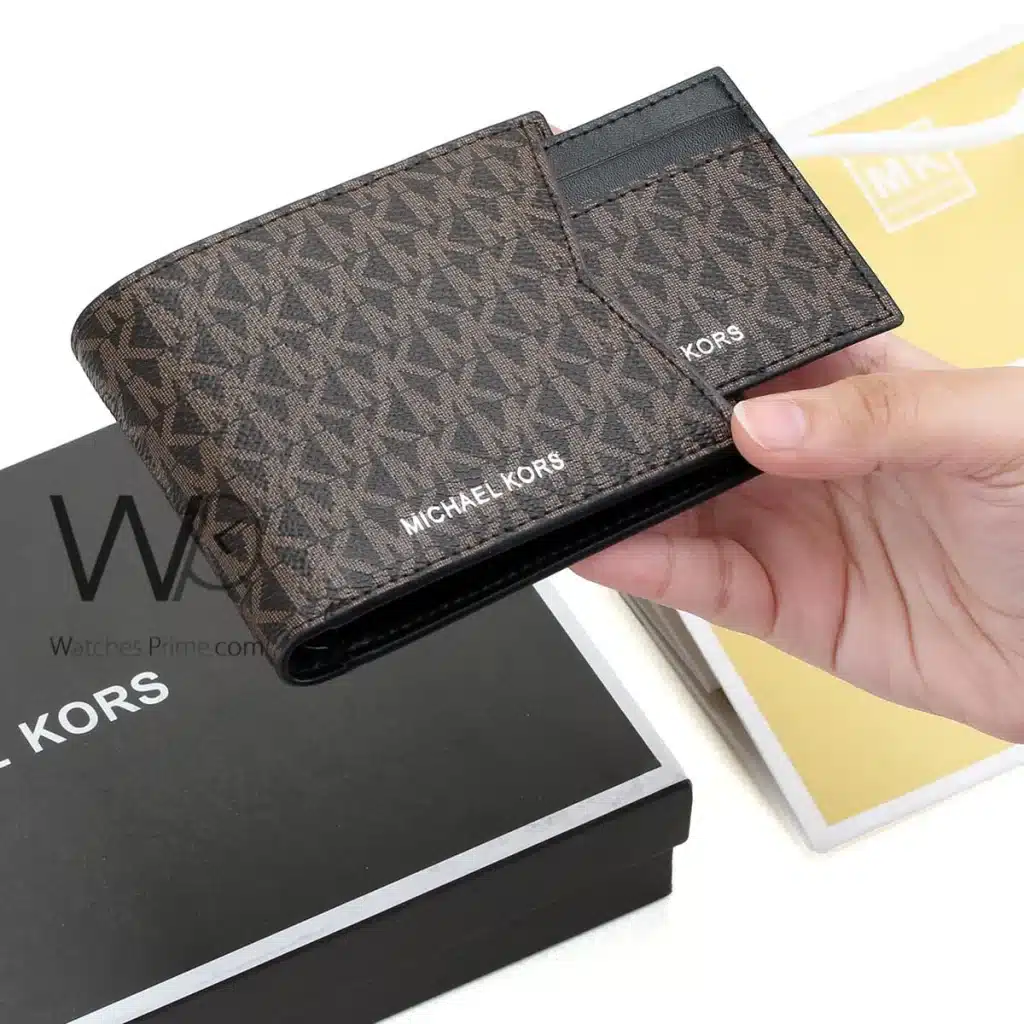 Michael Kors Wallet Card Holder SetBrown Men | Watches Prime