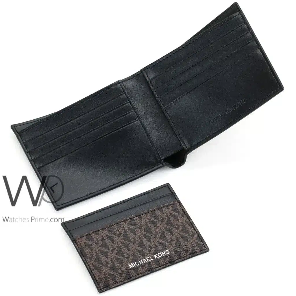Michael Kors Wallet Card Holder SetBrown Men | Watches Prime